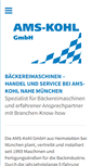 Mobile Screenshot of ams-kohl.de